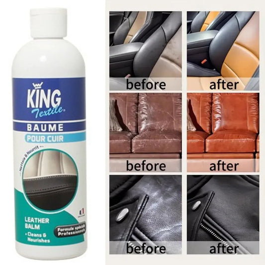 Baume nettoyant CUIR - Rénovateur siège voiture - 500ML - SQES