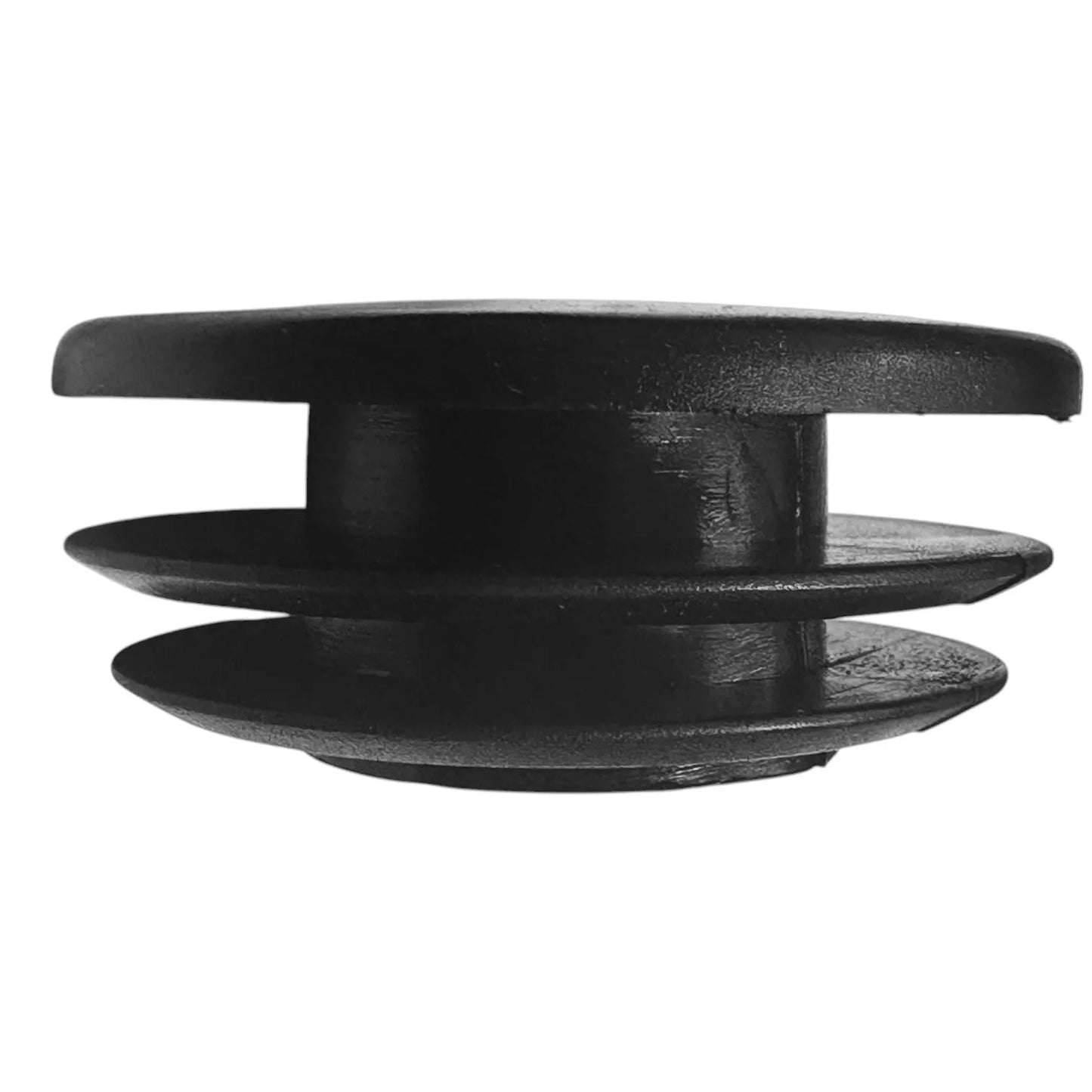 Embout pour tube Rond - 10 bouchons 60mm NOIR - SQES