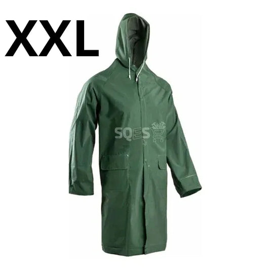 Manteau Imperméable Vert, Manteau de protection Anti Pluie XXL - SQES