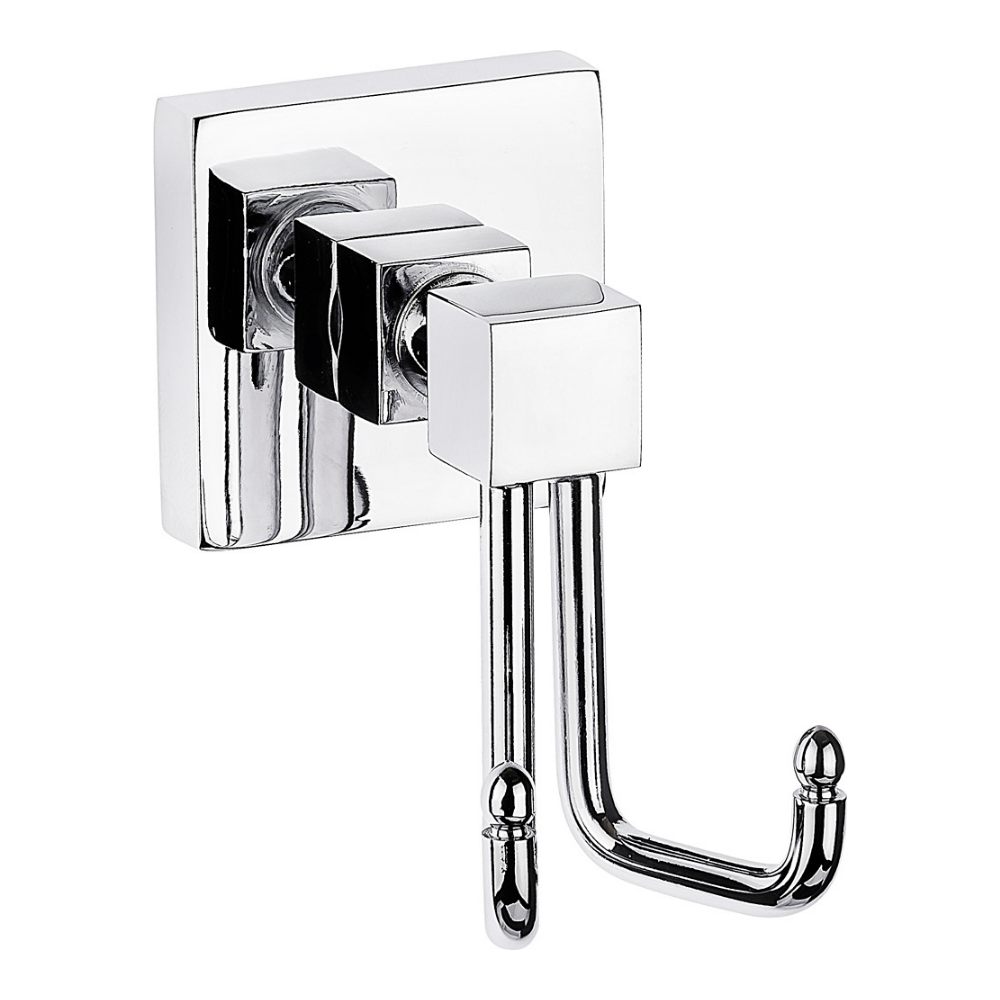 Patère Double Chrome Camero MIA Porte Vêtement