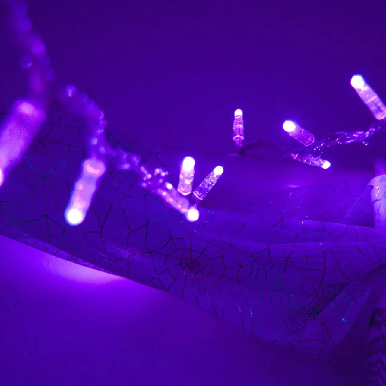 Guirlande lumineuse décoratif - Kit 100 LED Violet - 10M Mauve - SQES