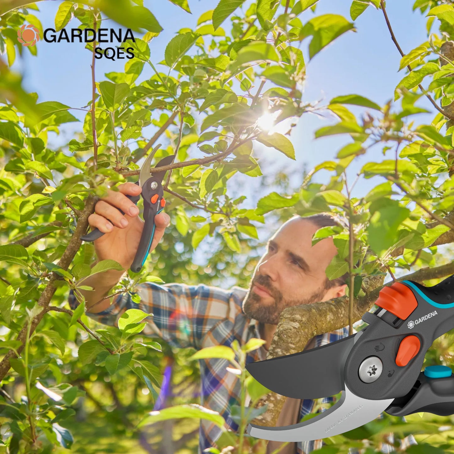 SÉCATEUR À LAME FRANCHE COMFORT B/M 24 MM GARDENA (08904-35)