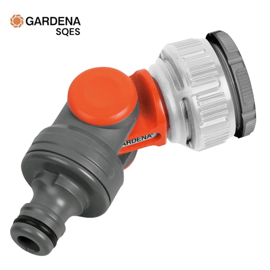 Nez de Robinet Coudé et Régulateur de Débit GARDENA