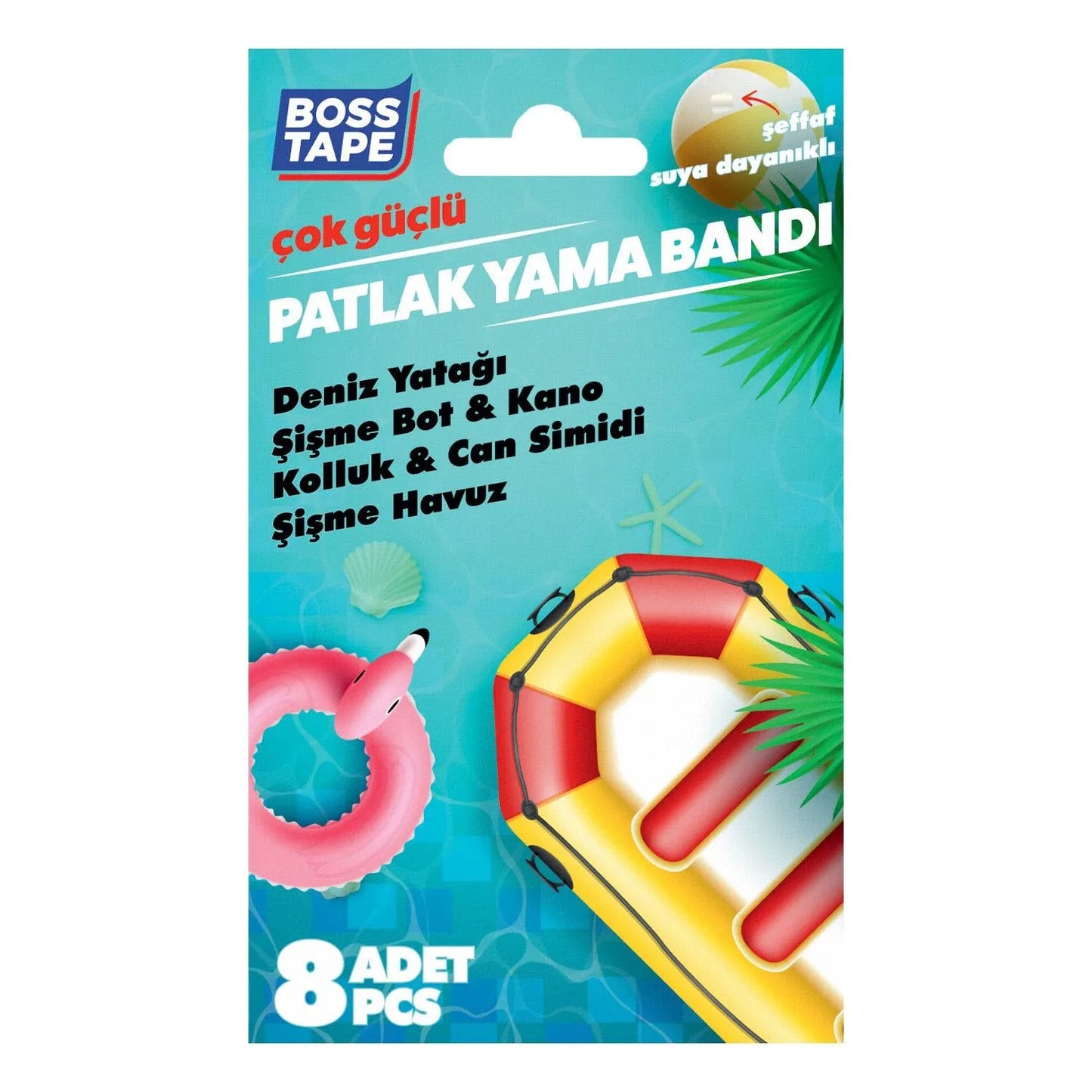 PATCH DE REPARATION PISCINES ET CHAMBRE A AIR BOSS TAPE - SQES