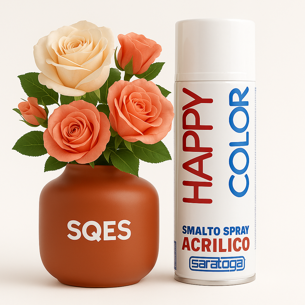 Peinture Spray Marron RAL8004 400ml Happy Color Saratoga - Tunisie