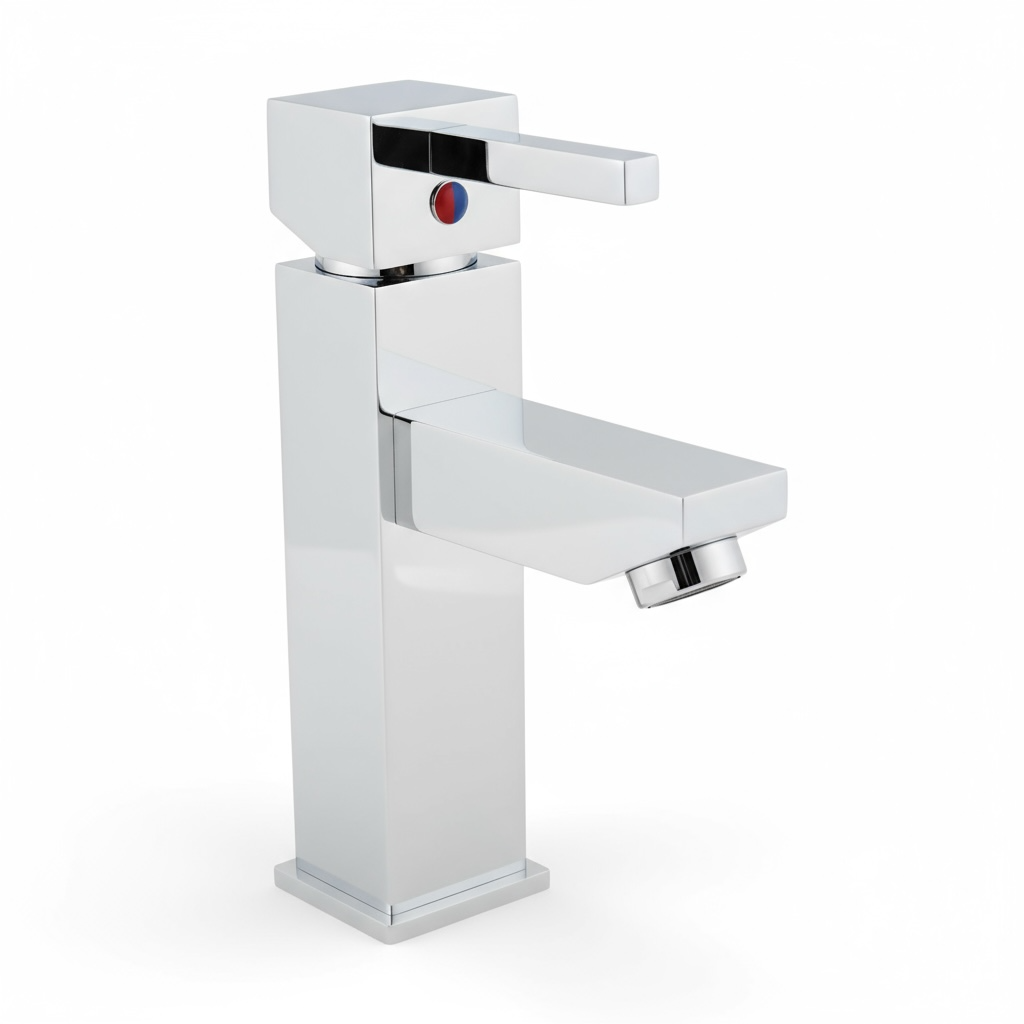 Mitigeur Lavabo Série Milan - Marque Fabia - Chrome Brillant