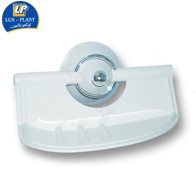 PORTE SAVON BLANC CHROME - LUXPLAST