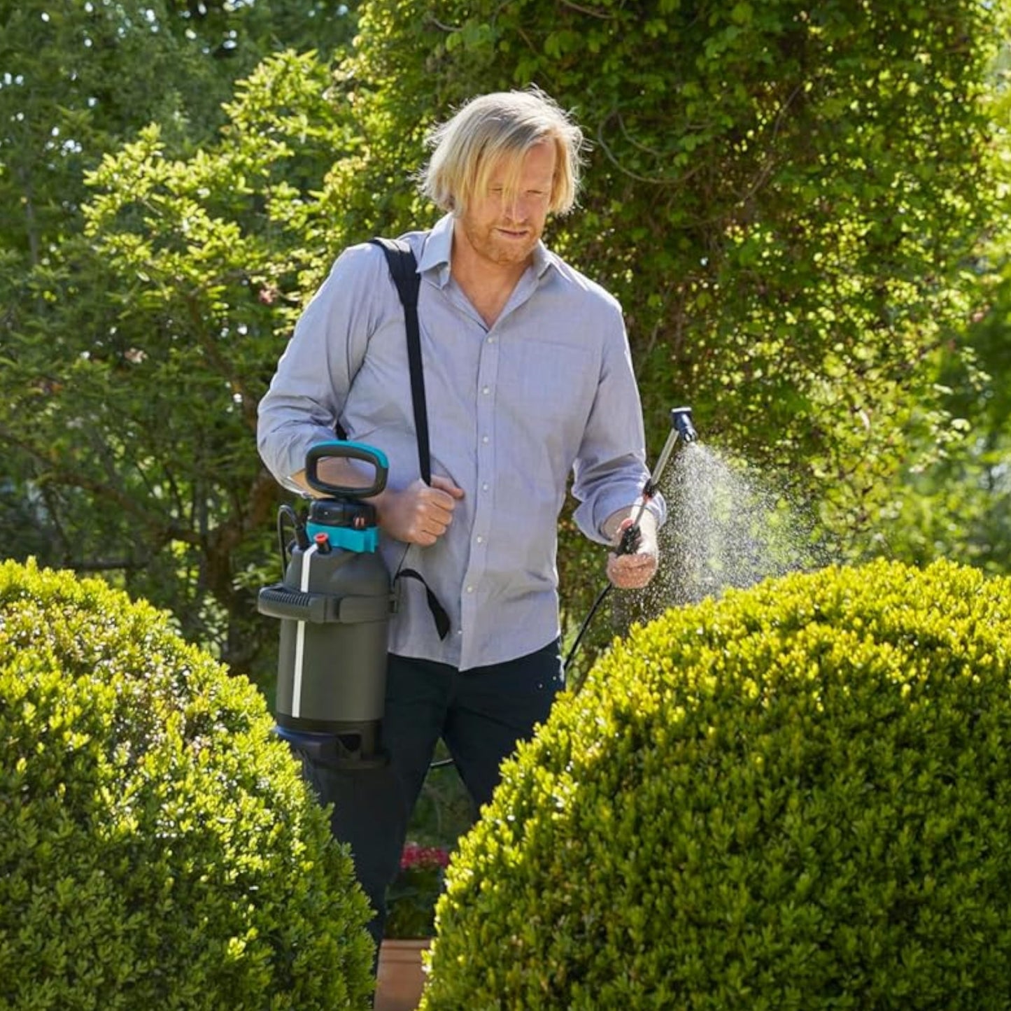 Pulvérisateur à Pression sur Batterie EasyPump 5 L GARDENA