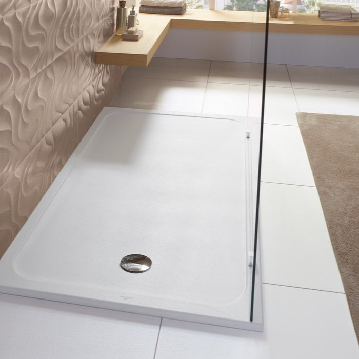 Receveur de douche rectangulaire ultra plat 120x80cm Blanc - DURA