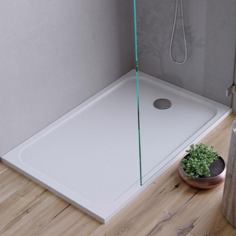 Receveur de douche rectangulaire ultra plat 120x80cm Blanc - DURA