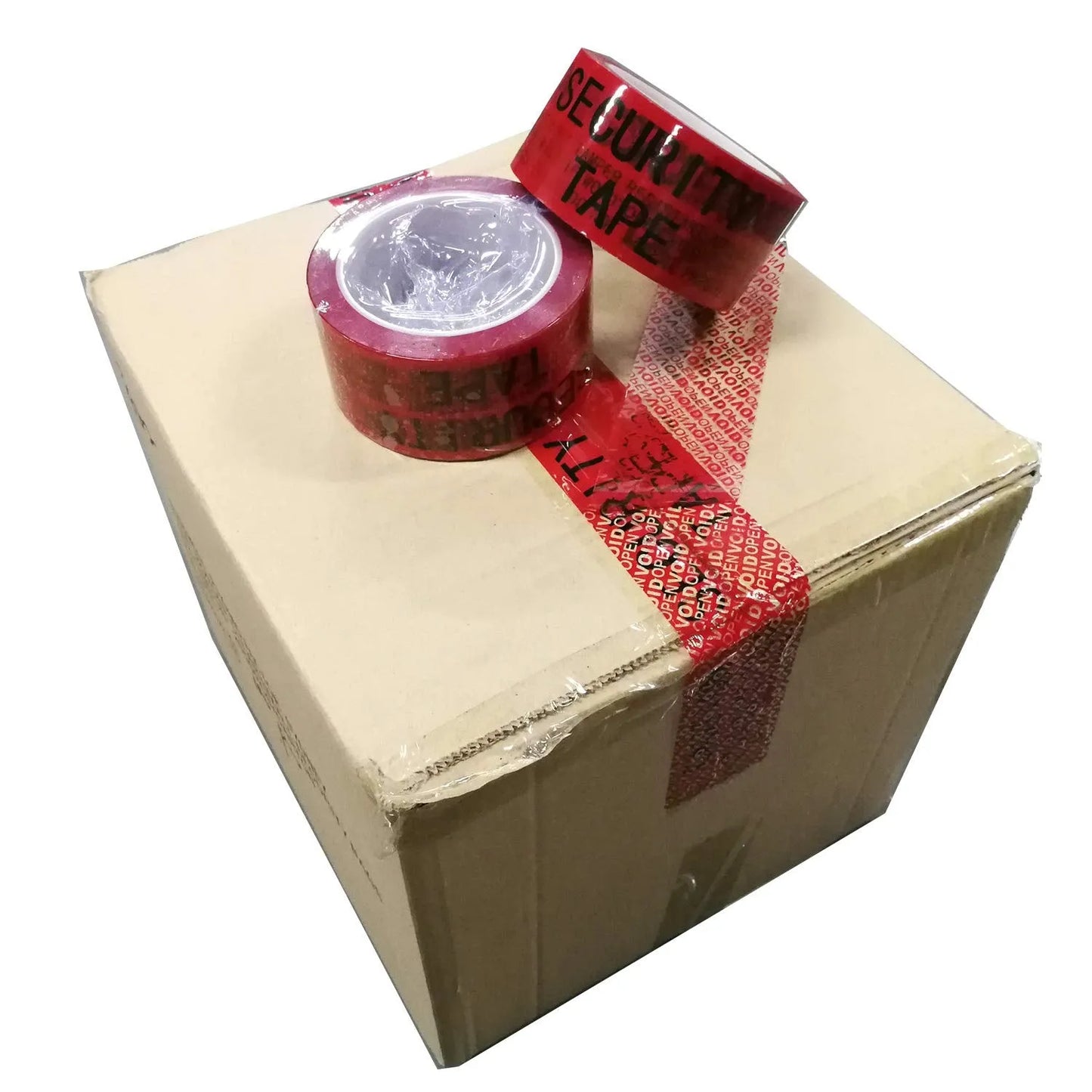 Ruban à usage unique OPEN VOID, Adhésif de Sécurité Inviolable ROUGE BOSS TAPE - SQES