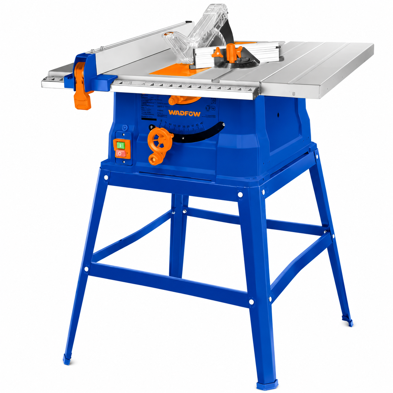 Scie à table WADFOW WTS1A1500, 254 mm, 1500W. Coupe bois précise pour menuiserie et chantier. Livraison rapide en Tunisie — SQES.