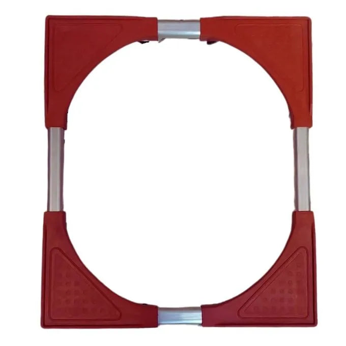 Socle Machine a Laver 4 Roulettes Verrouillables - Support Réfrigérateur Aluminium - SQES