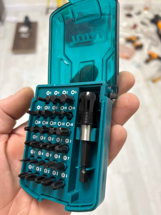 ENSEMBLE DE 30 EMBOUTS DE TOURNEVIS À IMPACT DE 25 MM (TACSD18306)