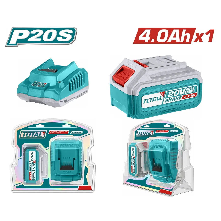 KIT Chargeur 4AH + Batterie 20V - - SQES