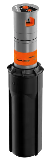 Arroseur escamotable turbo GARDENA T380, portée 6-11m, secteur 25-360°, surface 115-380m², filetage 3/4". Livraison Tunisie — SQES.