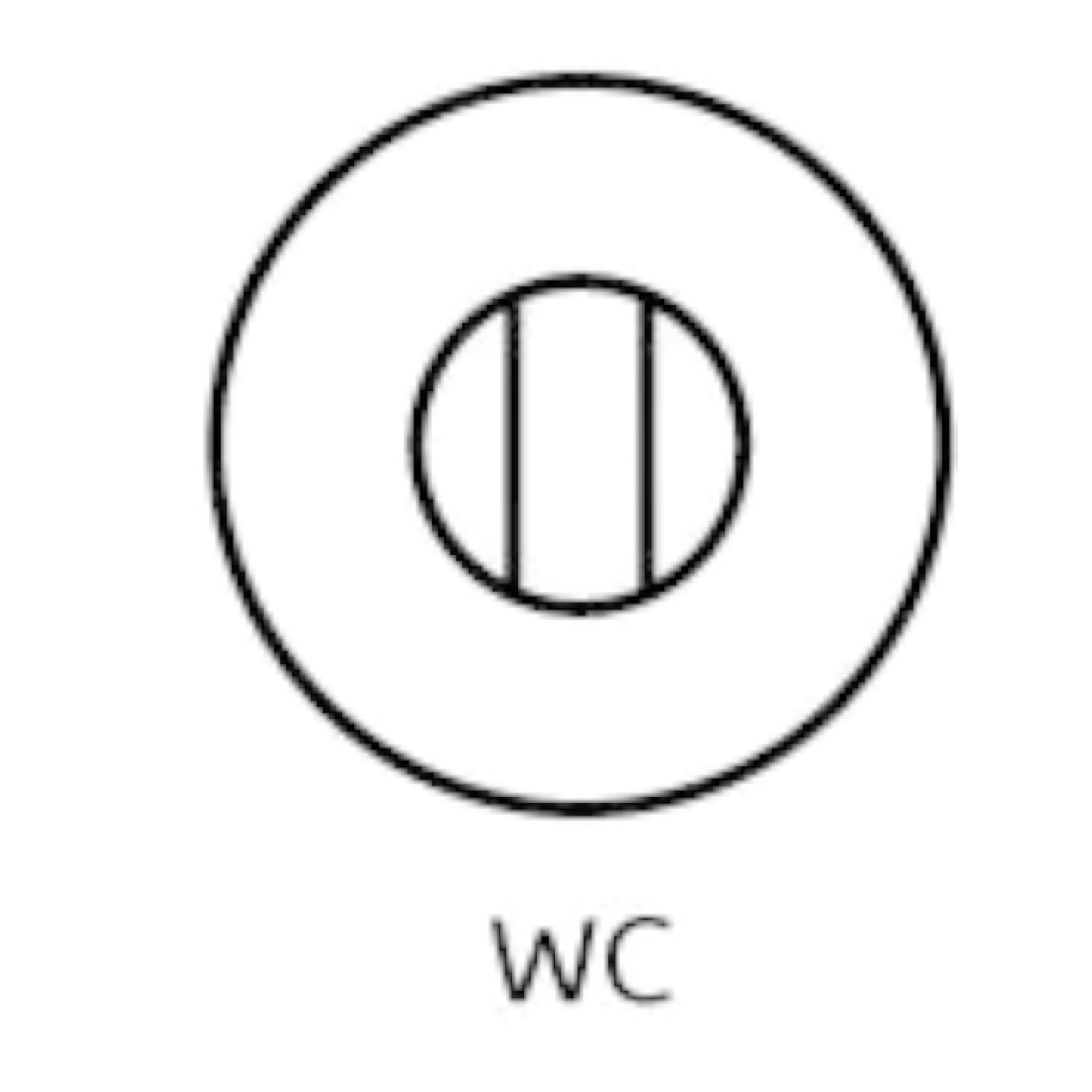 Poignée de Porte Chromée Rosace BETA ISTAN