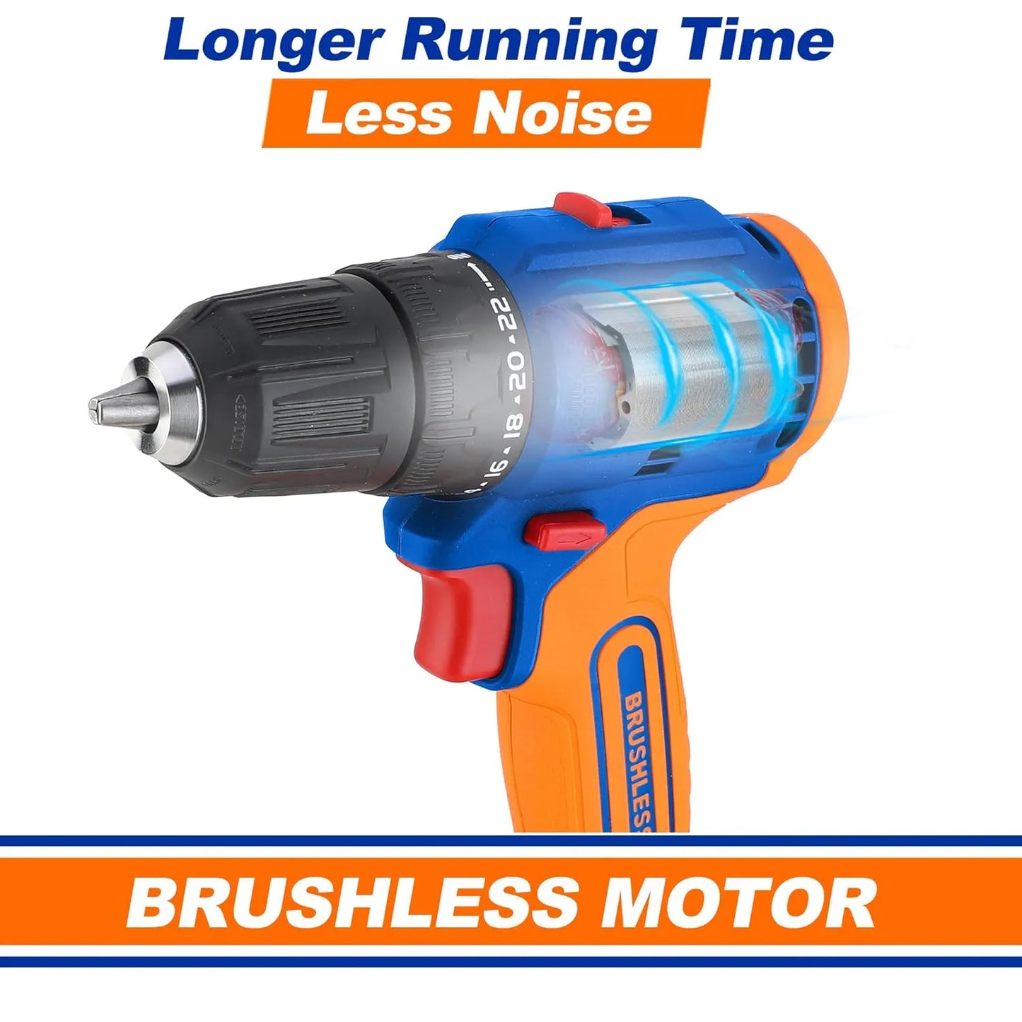 Visseuse Sans Fil 20V – Double Batterie - 50NM - SQES