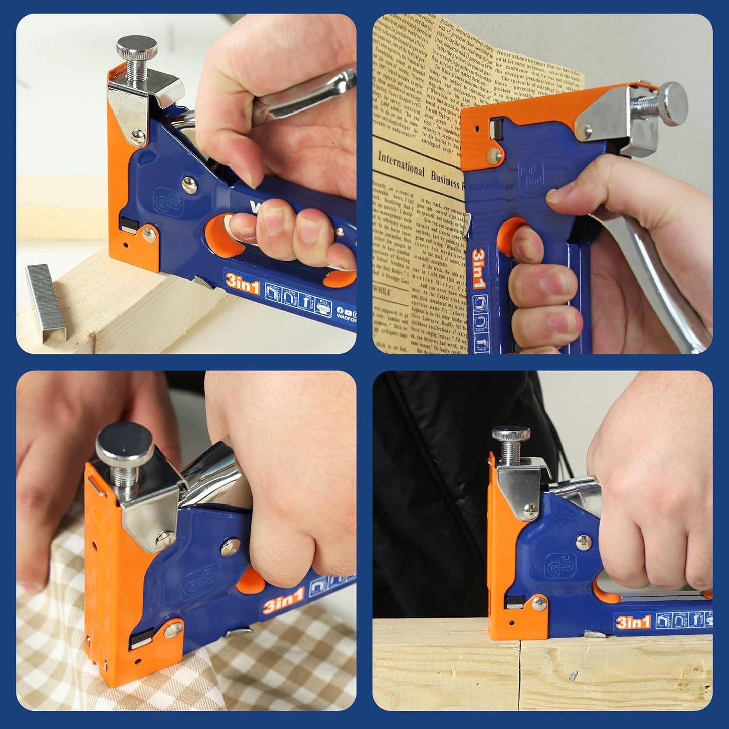 Agrafeuse 3 en 1 – Modèle WGU2614 - SQES