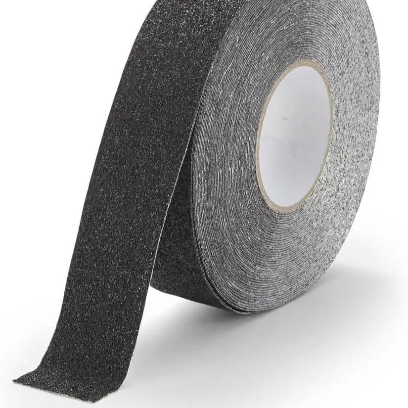 BOSS TAPE Ruban anti-dérapant adhésif au sol pour escaliers Noir 25mmx5m - SQES
