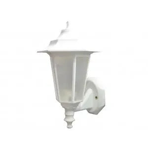 APPLIQUE MURAL JARDIN EXTÉRIEURE - E27- BLANC - ANTICHOC - BEGONYA - HOROZ ELECTRIC - SQES