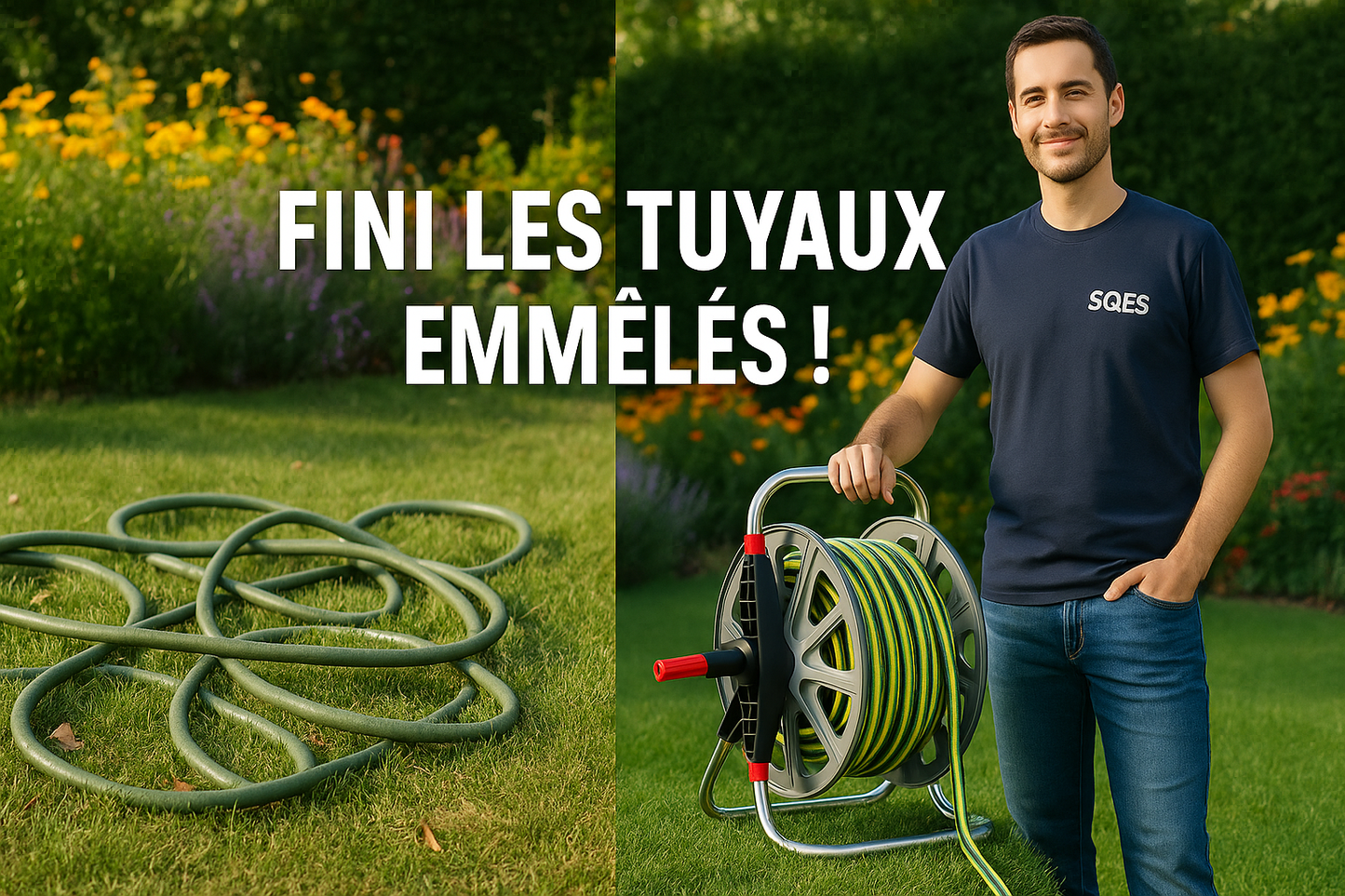 Avant/Après - Fini les tuyaux emmêlés !