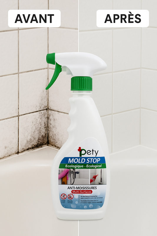 Avant/Après Pety Mold Stop - Format carré