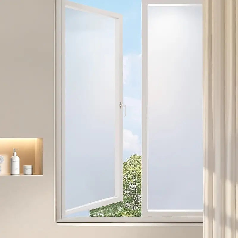 Film autocollant de verre givré pour fenêtre 2m x 60cm - SQES