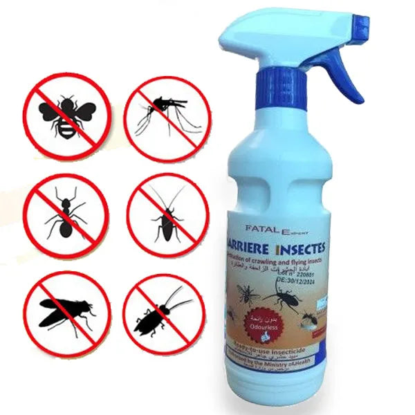 Fatal Expert Barrière insectes - POUR LUTTER CONTRE LES INVASIONS D'INSECTES - 500 Ml - SQES