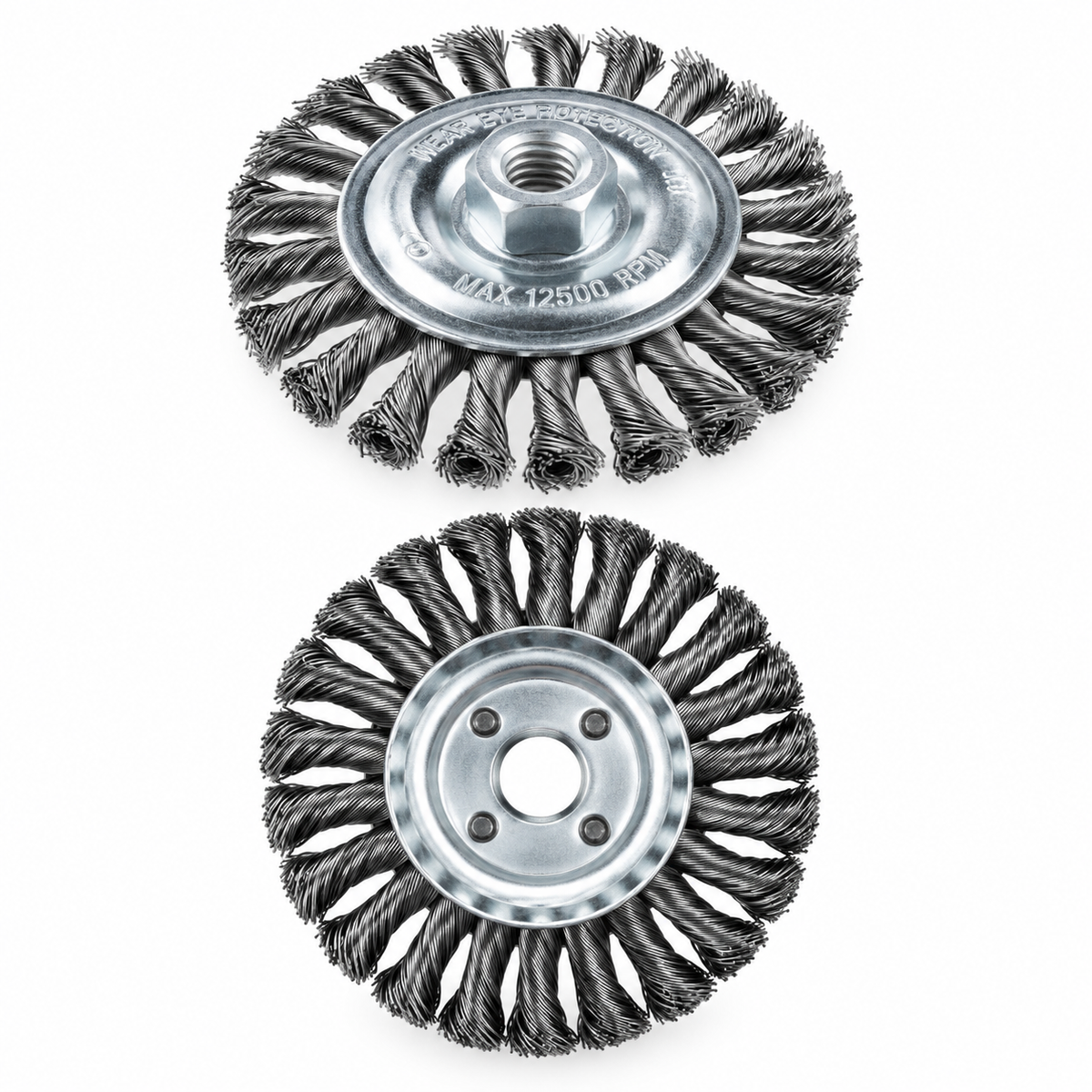 Brosse circulaire plate torsadée DS RF1214 RF1215 en 125 et 150 mm | SQES Tunisie