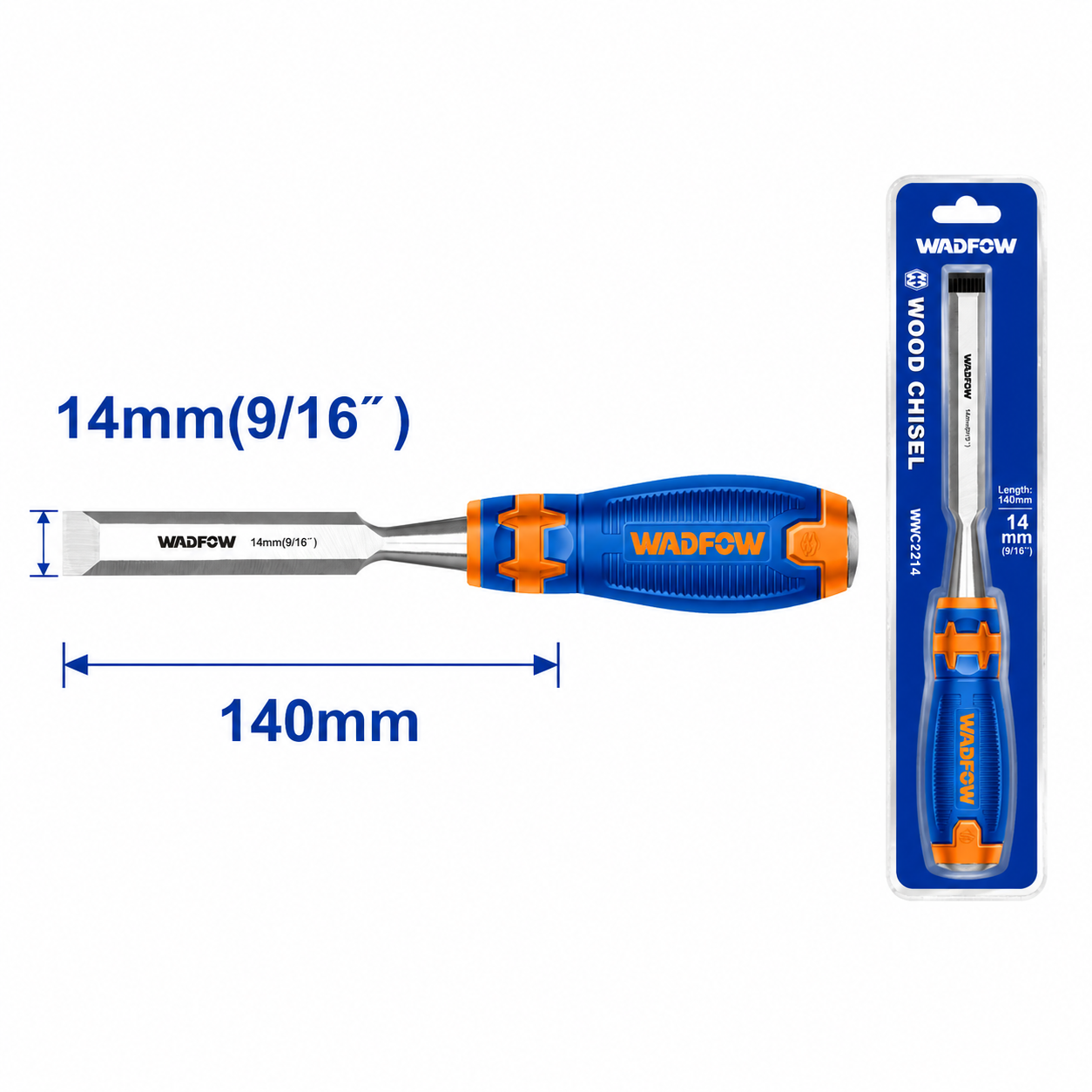 Ciseau à Bois WADFOW 12 14 19 mm — Lame Trempée Menuiserie Professionnel | SQES Tunisie