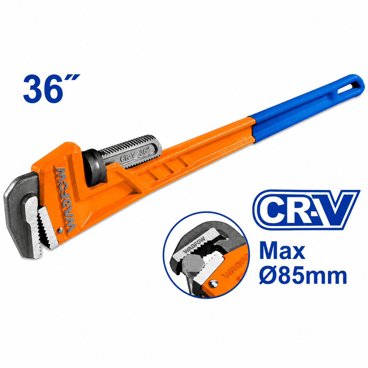 Clé à Griffe 36" Cr-V WADFOW WPW8136 — Plomberie Grande Force Professionnel | SQES Tunisie