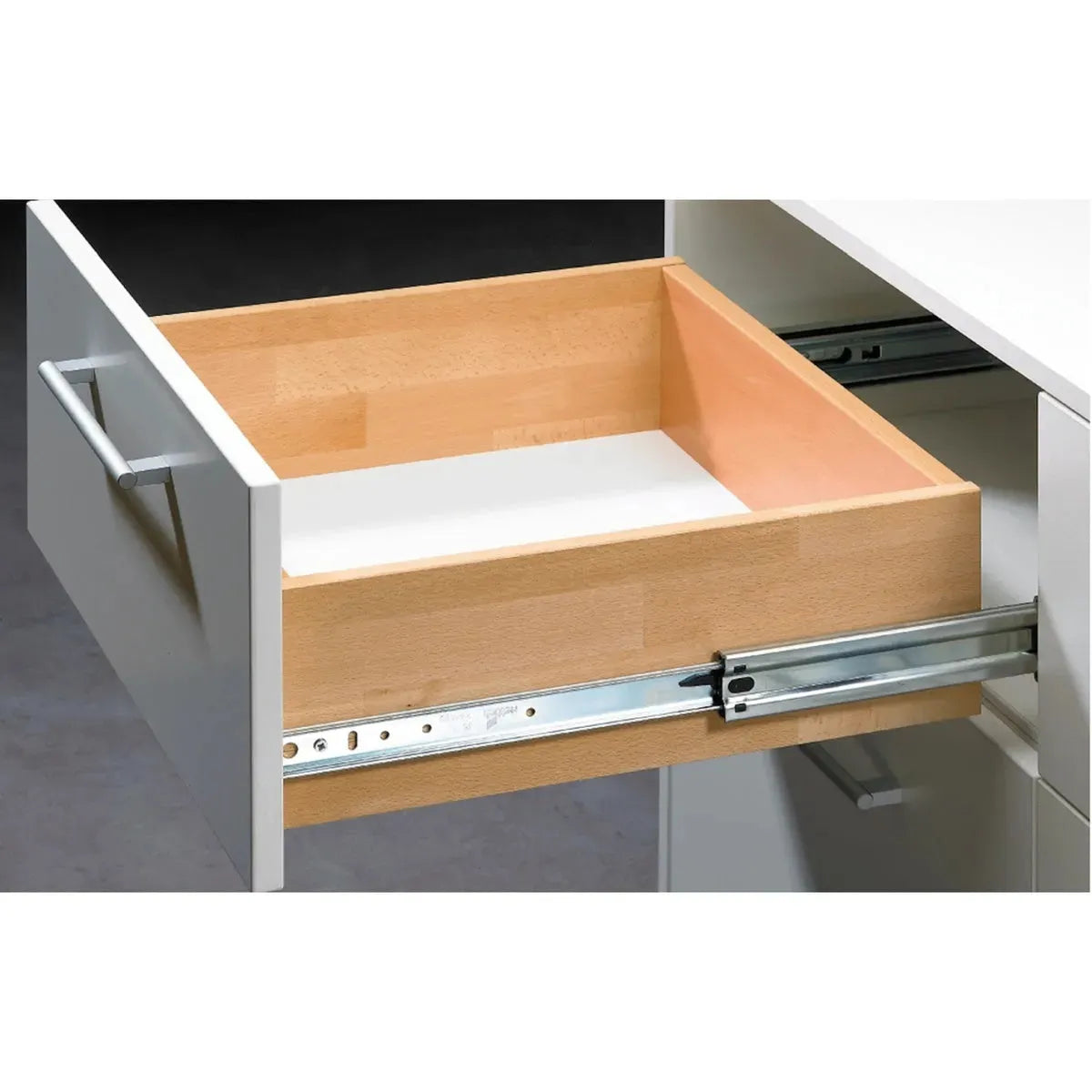 Coulisse à bille avec système push-to-open - Épaisseur 42 mm (Plusieurs dimensions disponibles) - SQES