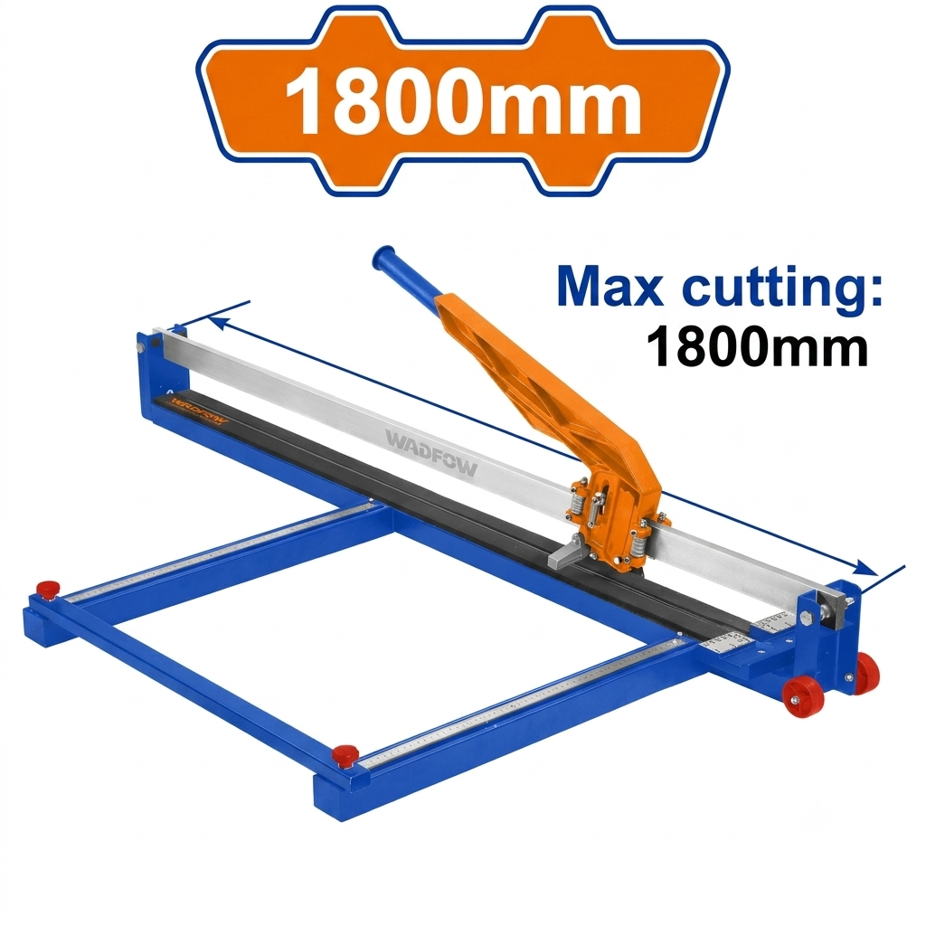 Coupe Carreaux Manuel 1800 mm WADFOW WTR3518 — Grand Format Carrelage Sol Mur | SQES Tunisie