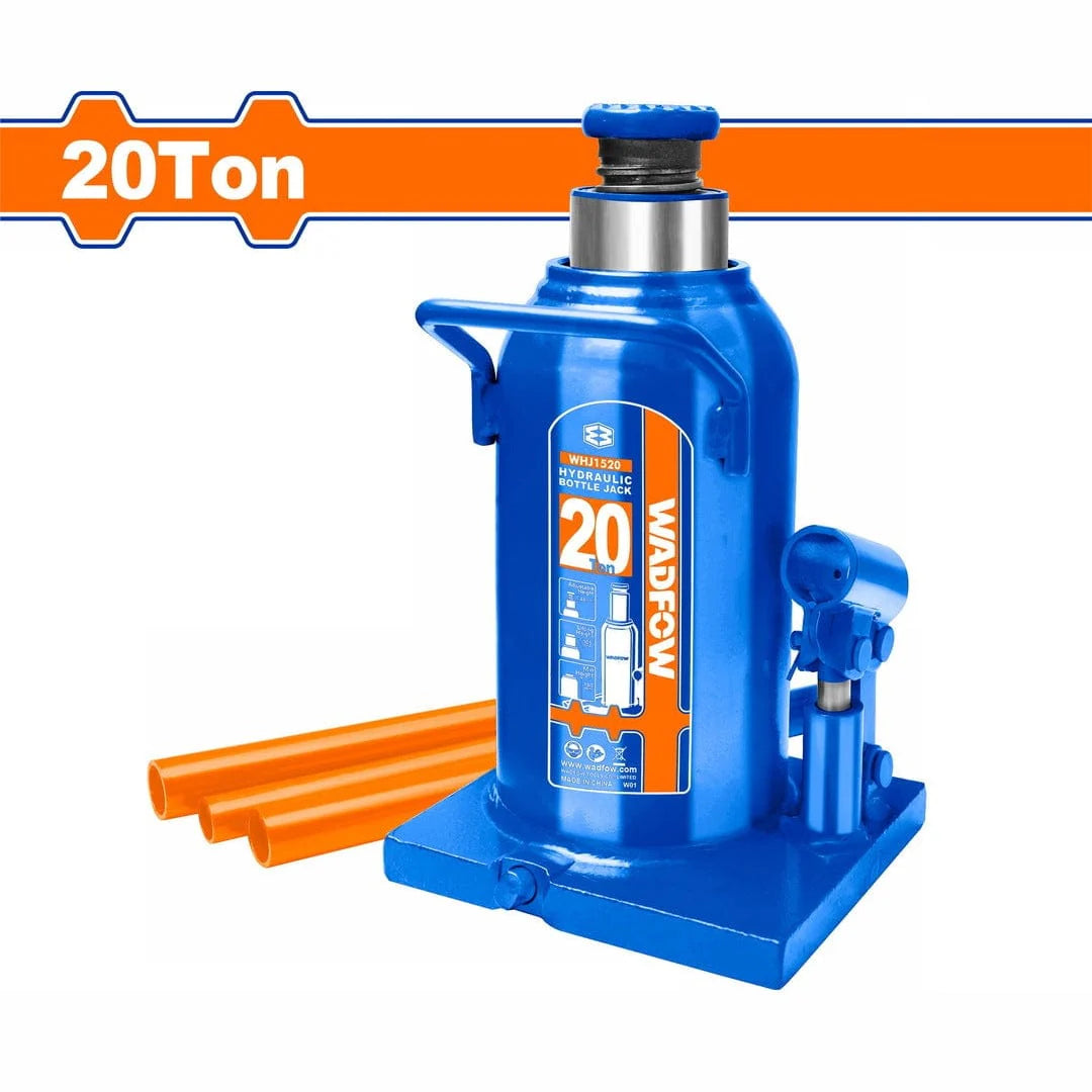Cric Bouteille Hydraulique 20T WADFOW WHJ1520 — Levage Camion Engin Industriel Poids Lourd | SQES Tunisie