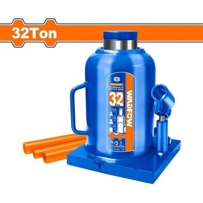 Cric Bouteille Hydraulique 32T WADFOW WHJ1532 — Levage Camion Engin Industriel Poids Lourd | SQES Tunisie