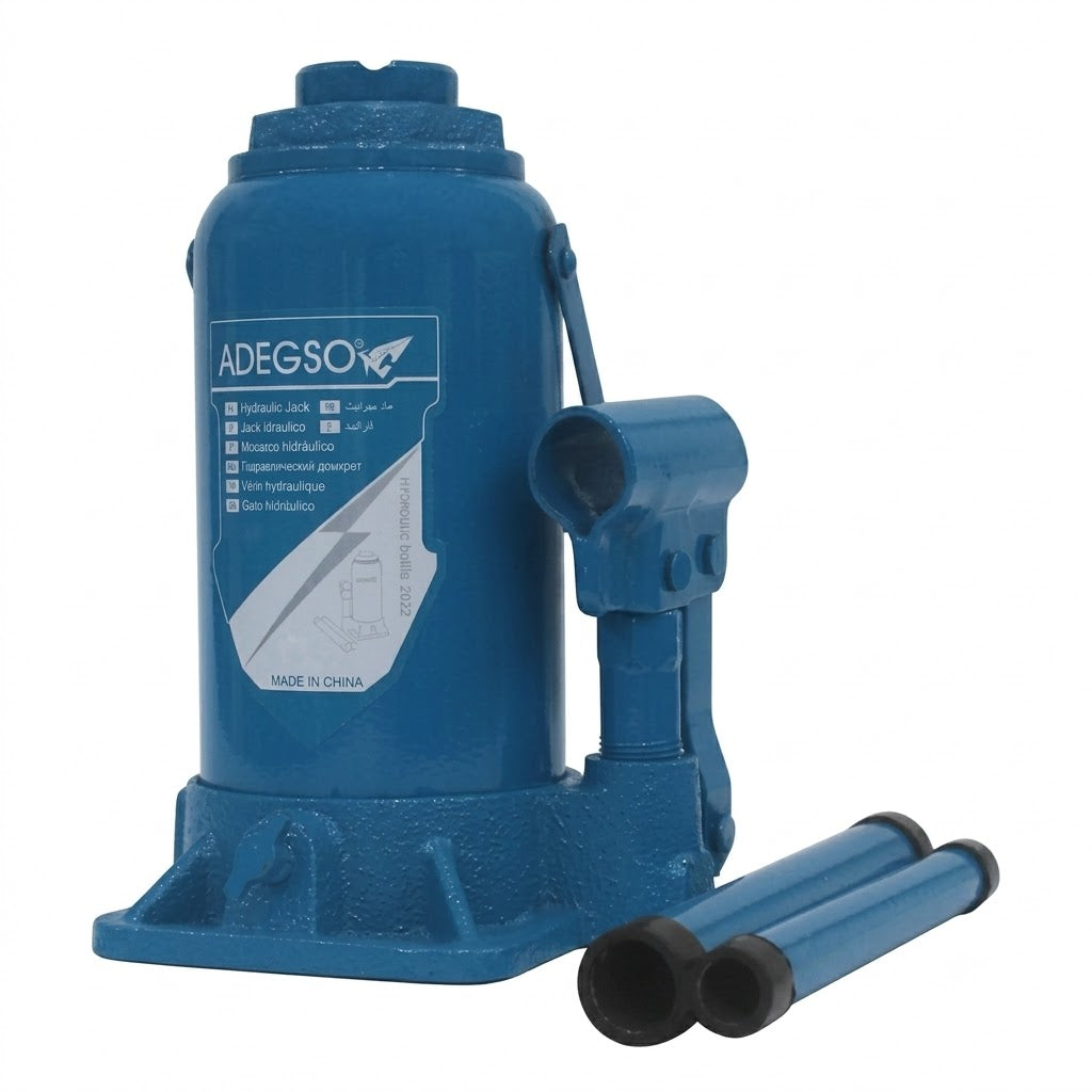 Cric bouteille hydraulique 3 tonnes ADEGSO AD-60052 — Cric hydraulique Réf. AD-60052 | SQES Tunisie