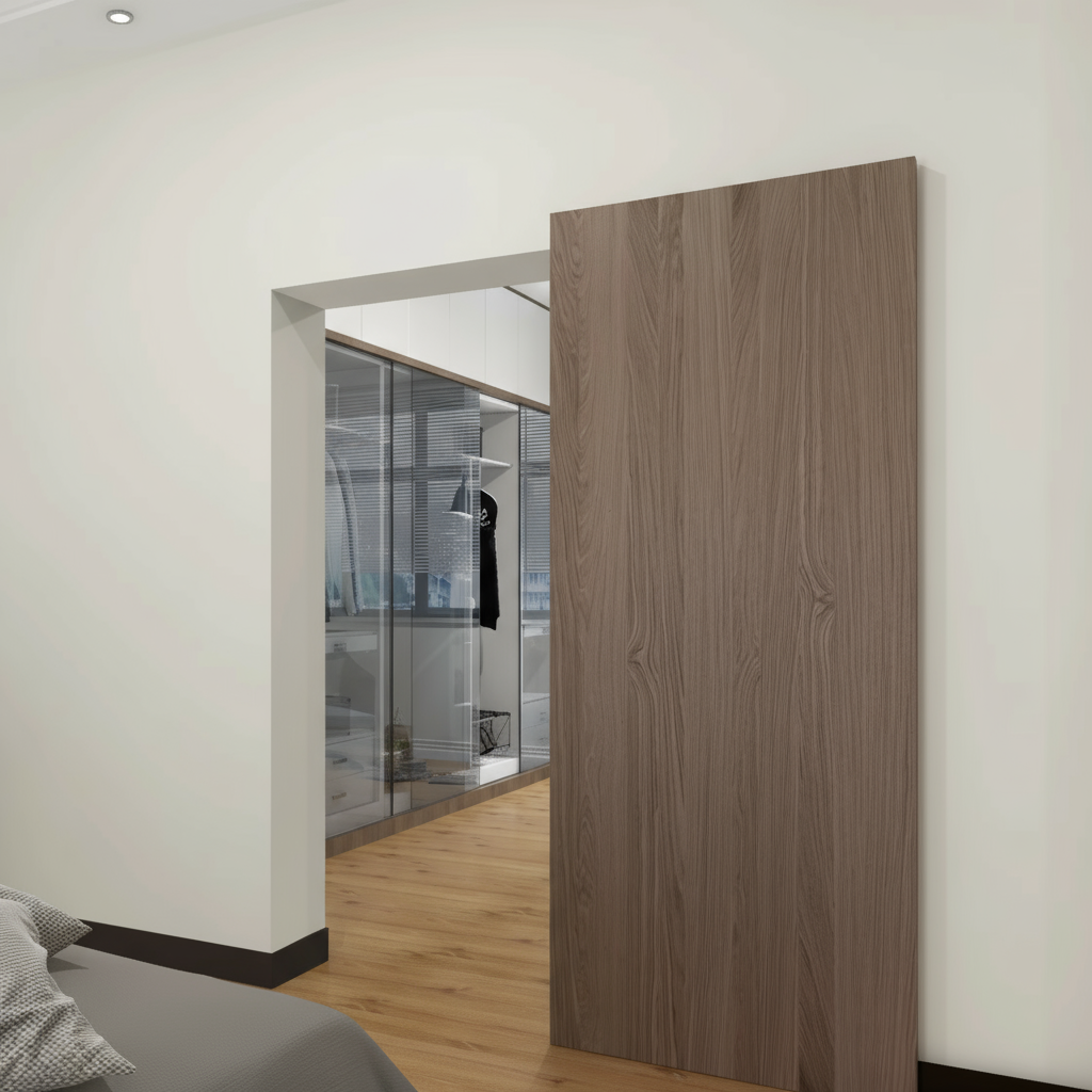 Détail système rail invisible