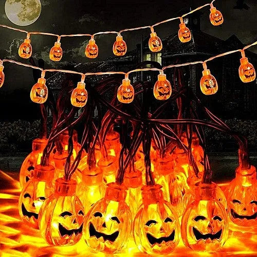 Guirlande LED Lumineuse Halloween Tunisie - CITROUILLE - SQES