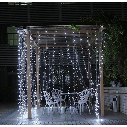 Rideau lumineux Hauteur 3M LED lumière Blanc - SQES