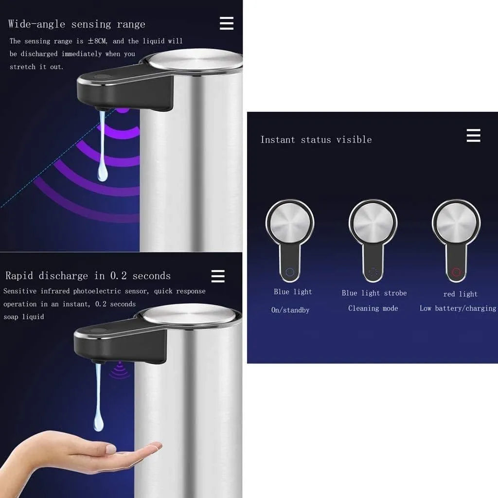 Distributeur de Savon Automatique avec Capteur Infrarouge - SQES