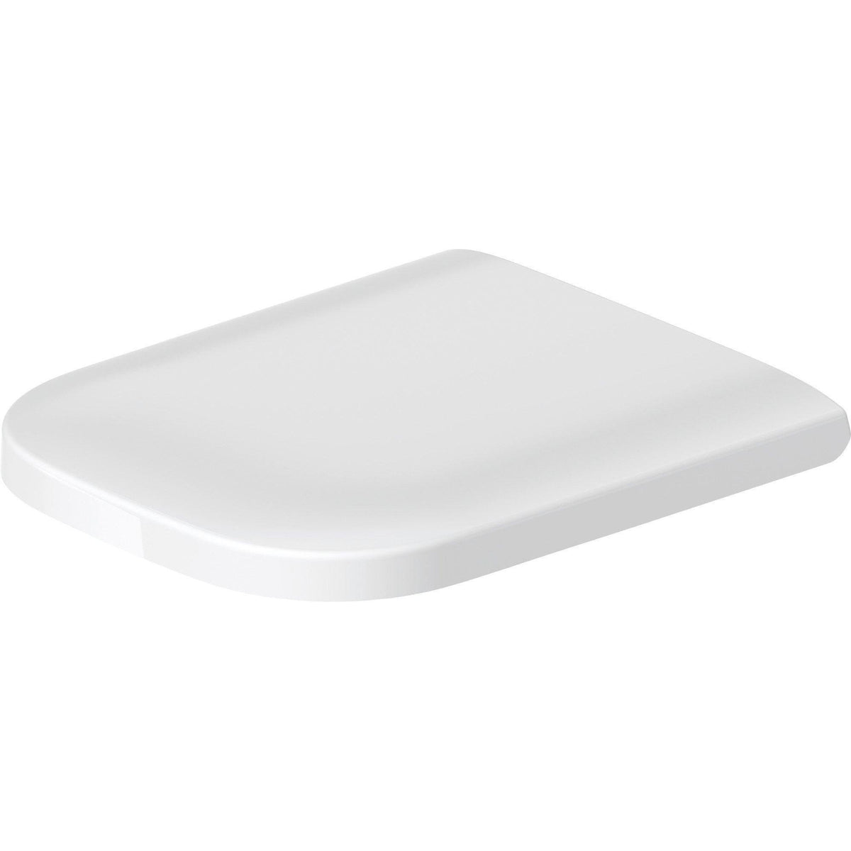 Abattant WC DURAVIT HAPPY D.2 blanc brillant, fermeture amortie SoftClose et charnières inox