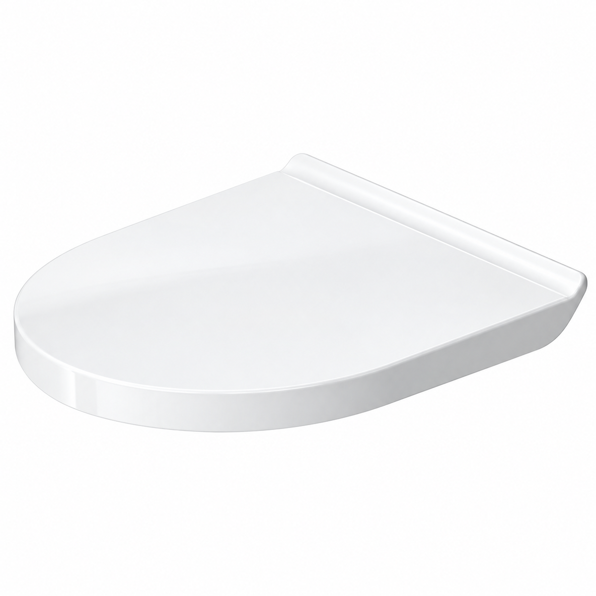 Abattant WC DURAVIT No. 1 blanc brillant, fermeture amortie SoftClose, démontable et charnières inox