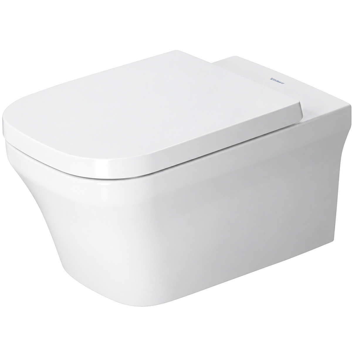 Cuvette WC suspendue DURAVIT P3 Comforts Rimless blanche 57 cm avec fixation invisible Durafix
