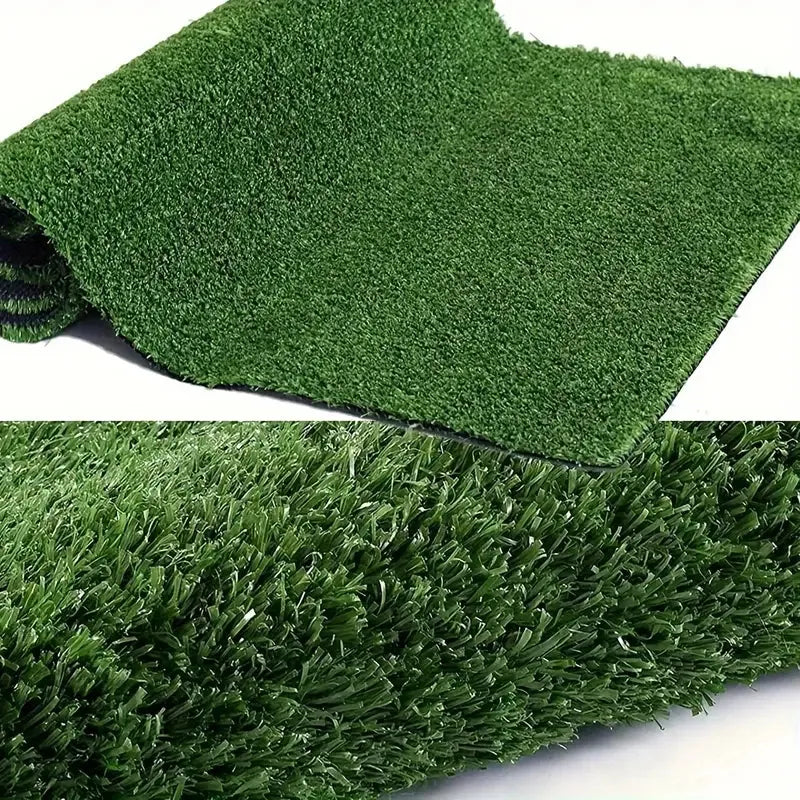 Gazon Artificiel 10mm - Pelouse Synthétique - Rouleau faux herbes Intérieur et Extérieur - SQES