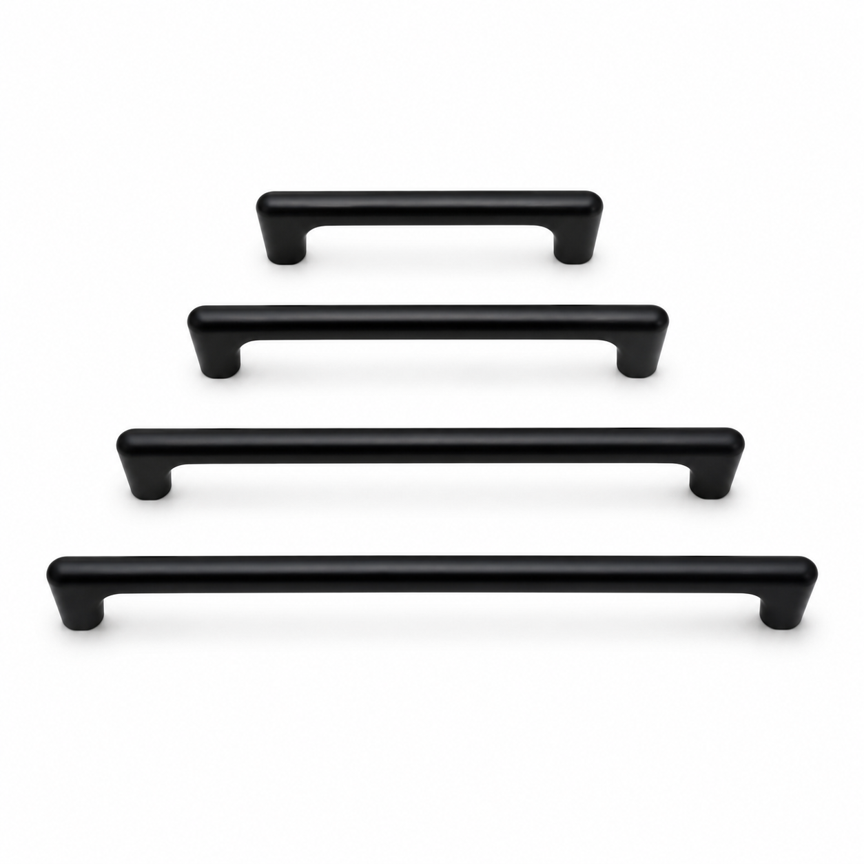 Poignée de Meuble Aluminium Noir Mat – Réf E58