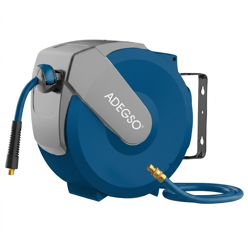 Enrouleur tuyau air comprimé 15 m plus 1 m ADEGSO AD-10200 — Air Hose Reel Réf. AD-10200 | SQES Tunisie