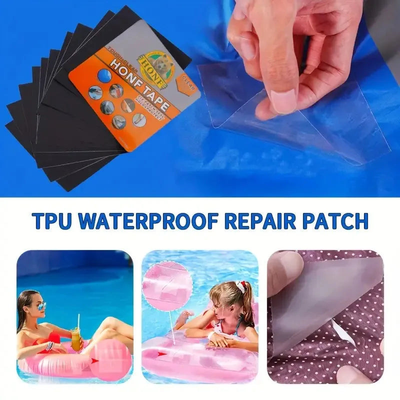 PATCH DE REPARATION PISCINES ET CHAMBRE A AIR BOSS TAPE - SQES