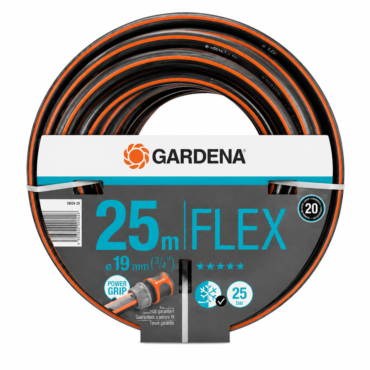 GARDENA Comfort FLEX — Tuyau d'Arrosage 19mm 25m Réf. 18053-20 | SQES Tunisie