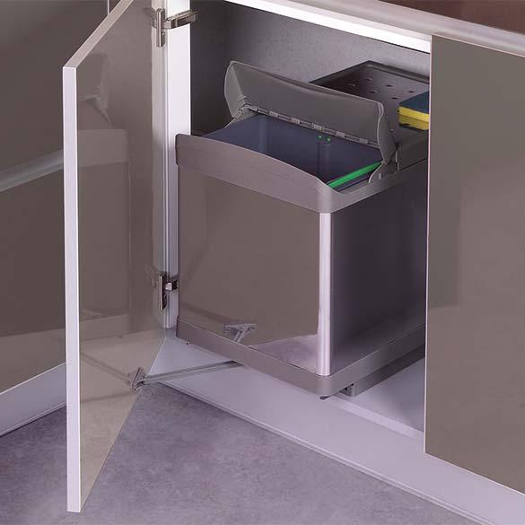 Collecteur Gollinucci 517 Extraction Frontale - 16L + 7.5L Gris